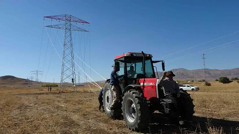 Van'da 31 kilometrelik yüksek gerilim hattı tamamlandı, yaban kuşları için özel önlemler alındı