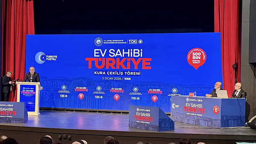 Van'da 6 Bin 803 Sosyal Konut İçin Kura Çekimi Yapıldı