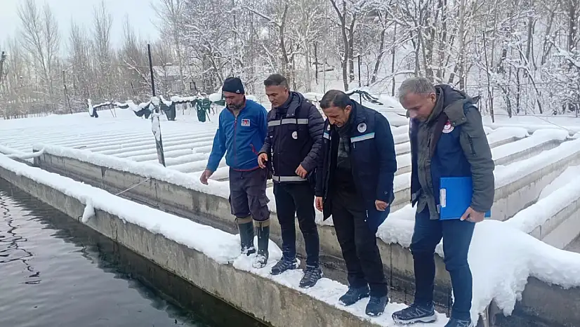 Van'da Alabalık Üretim Tesislerine Sıkı Denetim
