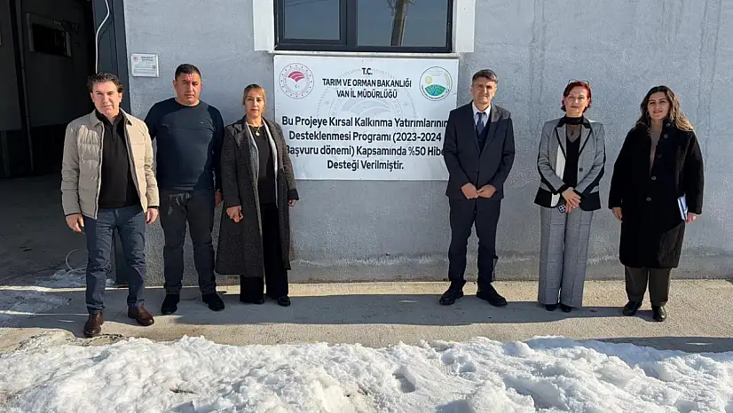 Van OSB'de Kırsal Kalkınma Destekli Kuruyemiş Fabrikası Faaliyete Geçti