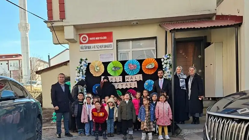 Varto'da 4-6 Yaş Kur'an Kurslarında Yerli Malı Haftası Etkinliği Düzenlendi