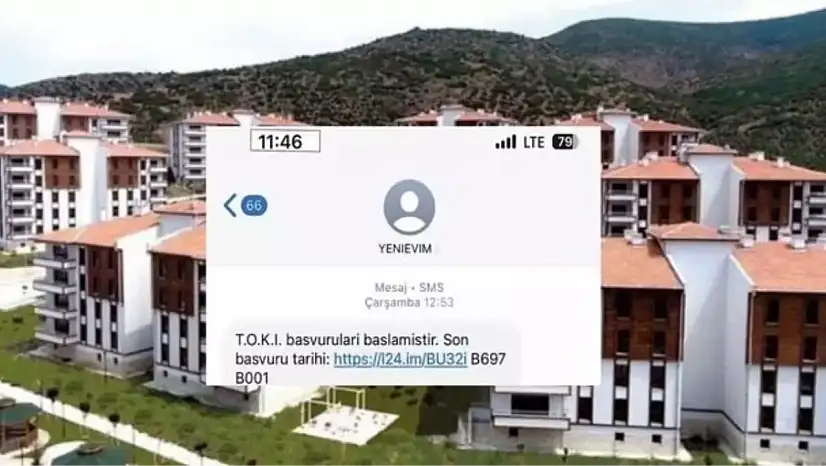 'Yenievim' adıyla gelen SMS'ler dolandırıcılar tarafından mı gönderiliyor? TOKİ 'Yenievim' adıyla gelen SMS'ler sahte mi?