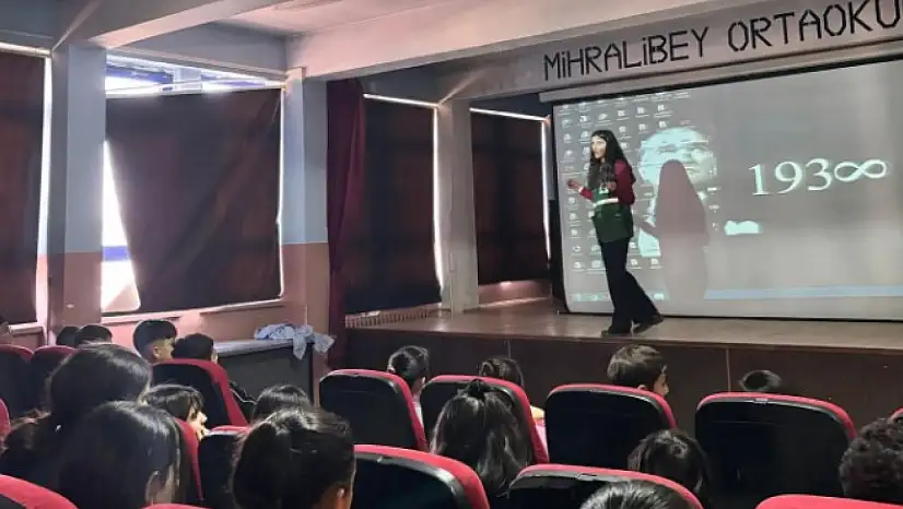 Yeşilay Kars Şubesi'nden Mihralibey Ortaokulu'nda Bilinçlendirme Etkinliği