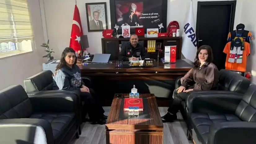 Yeşilay Kars Şubesinden AFAD İl Müdürü Ömer Bozkurt'a Ziyaret