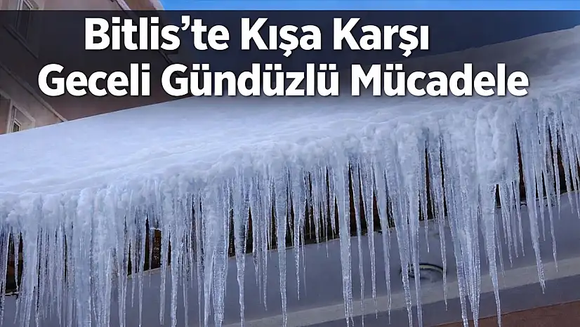 Yoğun kar Bitlis'te hayatı olumsuz etkiliyor, ekipler karla mücadele için seferber oldu