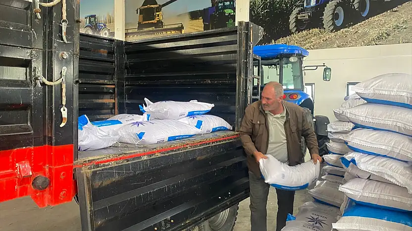Ağrı'da çiftçilere sertifikalı buğday tohumu desteği