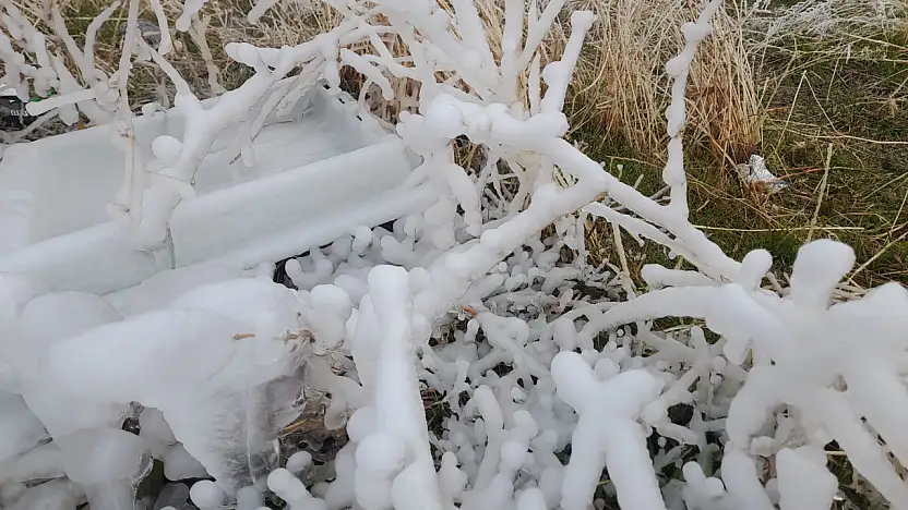 Ağrı'da dondurucu soğuklar etkili oluyor