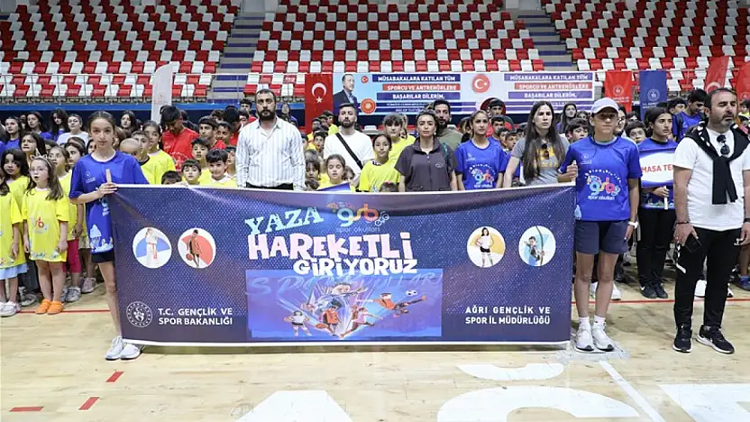 Ağrı'da GSB Yaz Spor Okulları kapılarını açtı