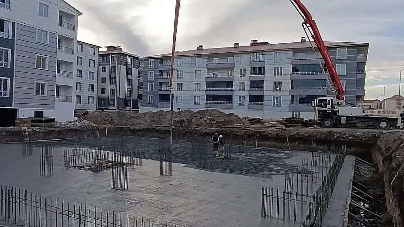 Ağrı'da inşaat hareketliliği hız kazandı