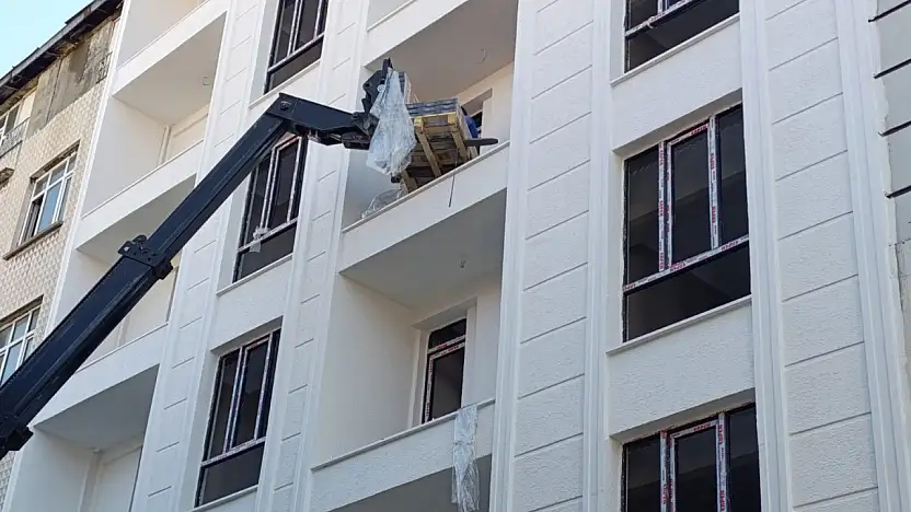 Ağrı'da inşaatlarda, hız ve güvenliği iş makineleri sağlıyor