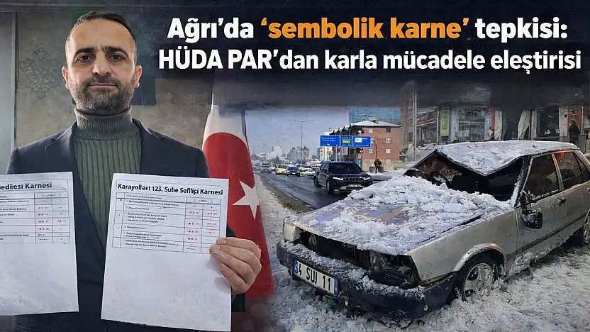 Ağrı'da karla mücadele tartışması büyüyor