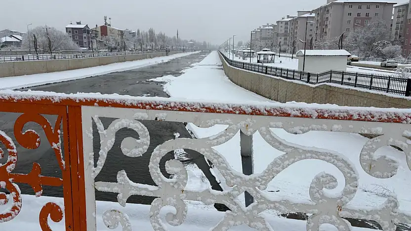 Ağrı'da kış etkisini gösterdi: Eksi 20