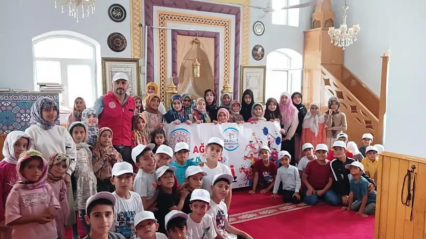 Ağrı'da Kur'an kursu öğrencilerine yaz sürprizi