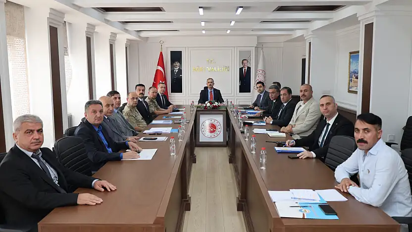 Ağrı'da öğrencilerin güvenliği için yol haritası belirlendi