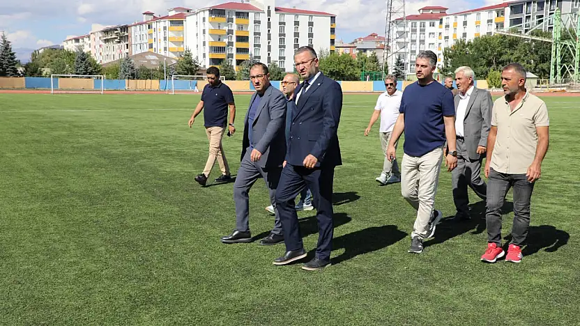 Ağrı'da şehir stadyumu yeni sezona hazırlanıyor