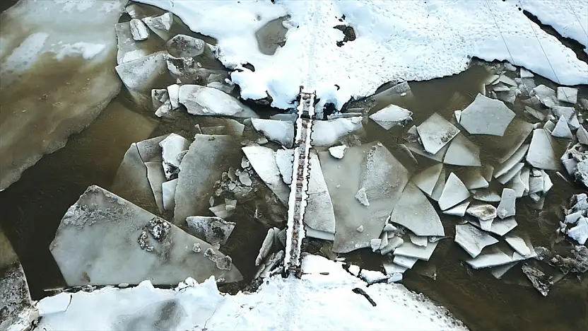 Ağrı'da soğuk hava kendini yeniden hatırlattı