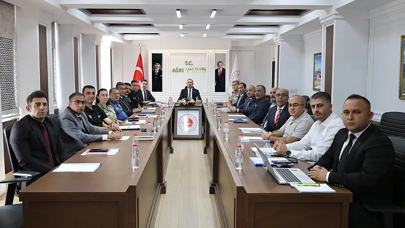 Ağrı'da spor müsabakalarının güvenliği masaya yatırıldı