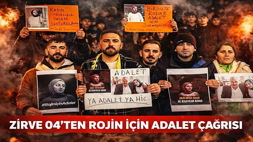 Ağrı'da taraftarlar Rojin için sessiz kalmadı