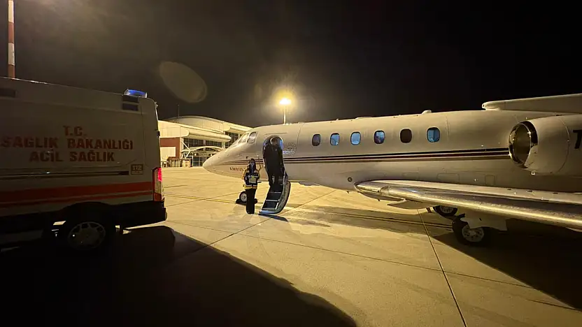 Ağrı'dan Ankara'ya kritik hasta sevki gerçekleştirildi