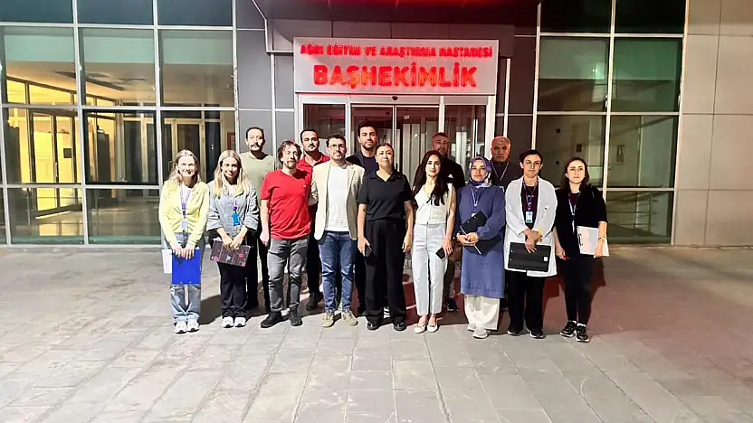 Ağrı Eğitim ve Araştırma Hastanesi'nde gece denetimi yapıldı