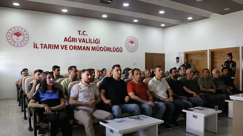 Ağrı İl Tarım Müdürlüğü personeline narkotik, dolandırıcılık ve acil durum eğitimleri verildi