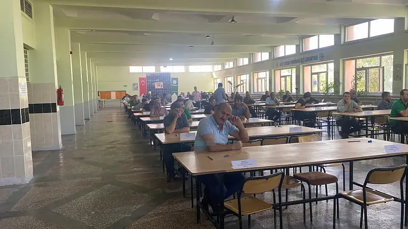 Ağrı Şeker Fabrikası'nda görevde yükselme sınavı yapıldı