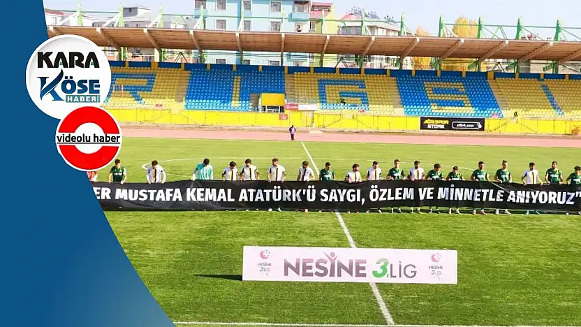 Ağrı Spor'dan 'Ulu Önder Atatürk'e Saygı' mesajı
