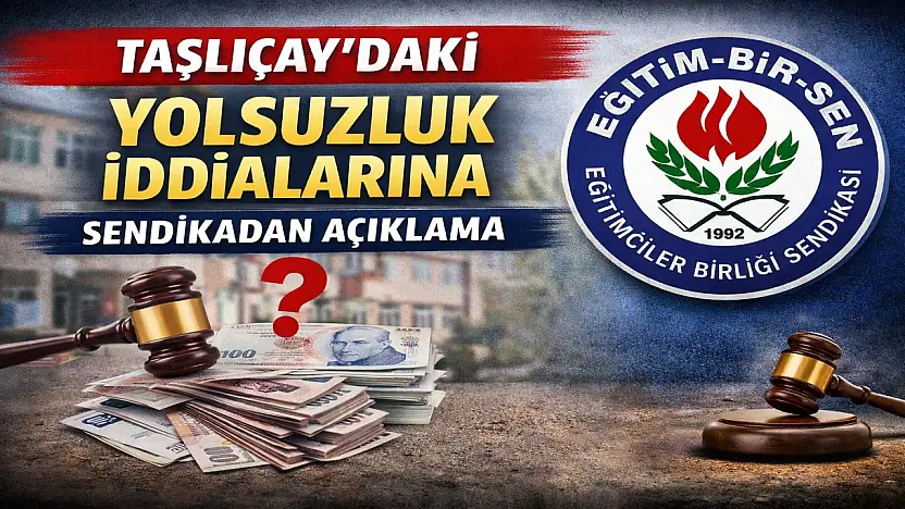 Ağrı Taşlıçay'da yolsuzluk iddiaları