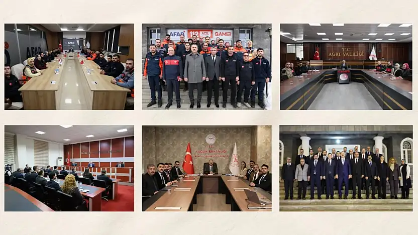 Ağrı Valisi Bozkurt, il müdürlerinden brifing aldı