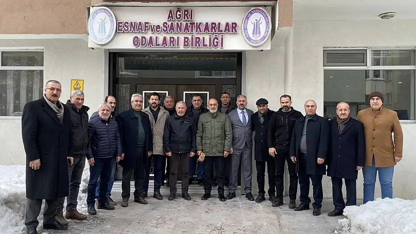 Ağrı Ziraat Odası'ndan Hatunoğlu'na tebrik ziyareti
