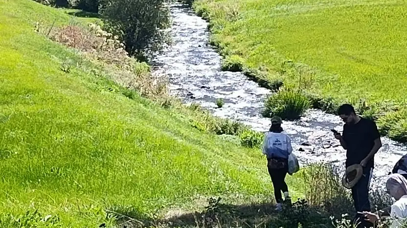 Ağrılı doğaseverlerin bu haftaki rotası Hamurkesen Köyü oldu