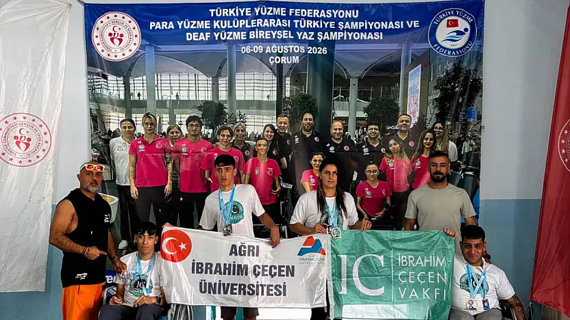 AİÇÜ sporcularından Çorum'da büyük başarı: 11 dereceyle Ağrı'ya döndüler