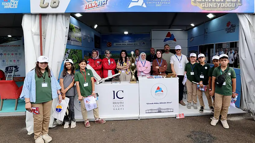 AİÇÜ, TEKNOFEST'te bilim ve teknoloji projelerini tanıtıyor