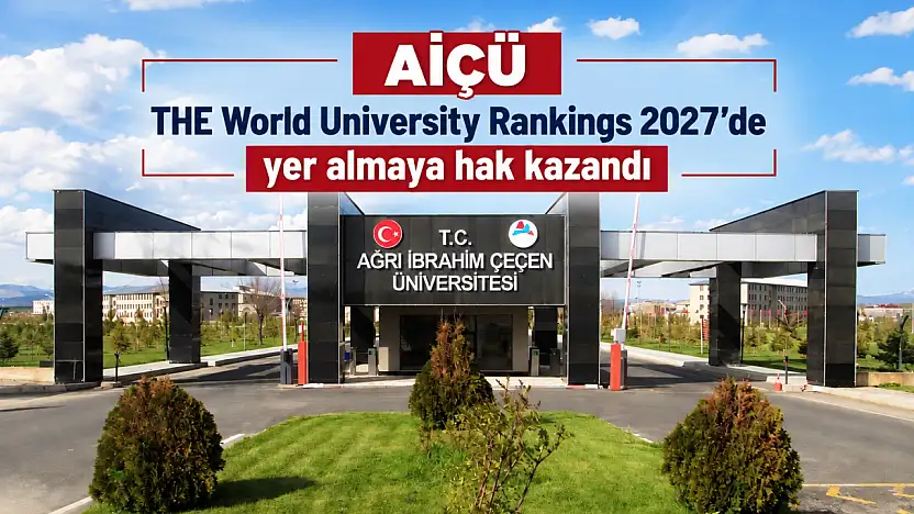 AİÇÜ THE World University Rankings 2027'de yer almaya hak kazandı