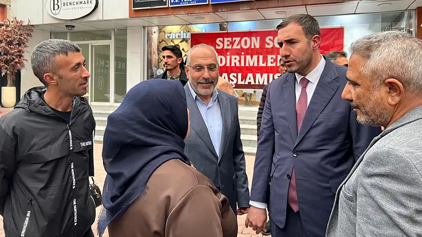 AK Parti heyeti Doğubayazıt'ta ilçenin sorunlarını konuştu