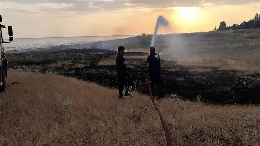 Anız ve ot yangınları Van'da alarm seviyesine ulaştı