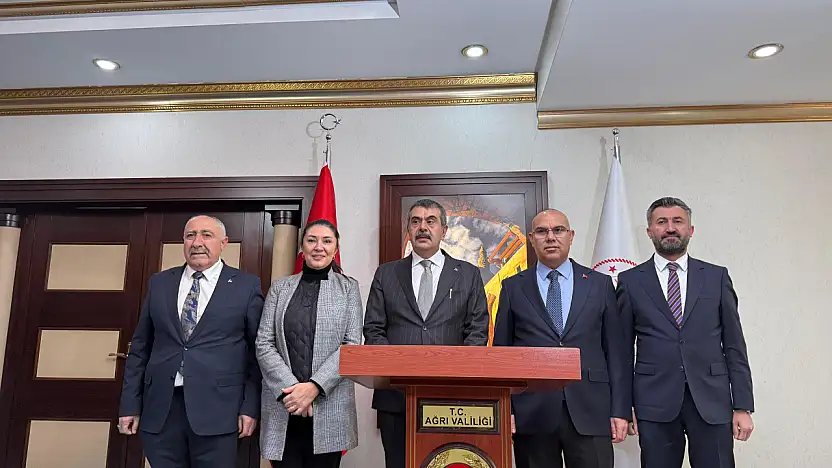 Bakan Yusuf Tekin Ağrı 'da eğitim durumunu değerlendirdi