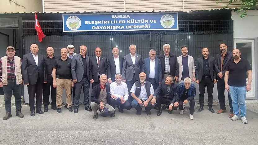 Başkan Yakut, Bursa Eleşkirtliler Derneği'nde hemşehrileriyle buluştu