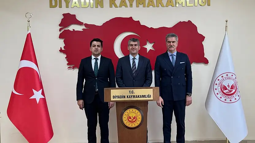 Başsavcı Çalış'tan, Diyadin Kaymakamı Korkusuz'a hayırlı olsun ziyareti