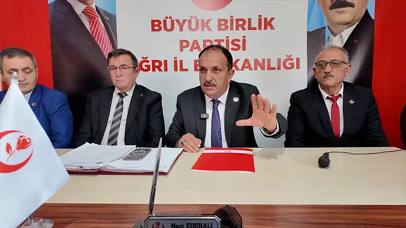 BBP'li Uğur Bulut'tan Ağrı'da asgari ücret çıkışı: Yılda iki kez zam yapılmalı