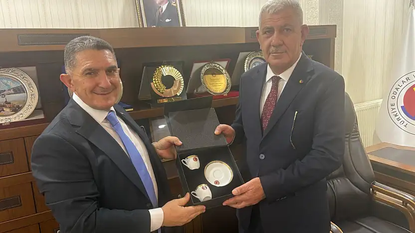 Çelebi'den ATSO'nun yeni yönetimine ziyaret