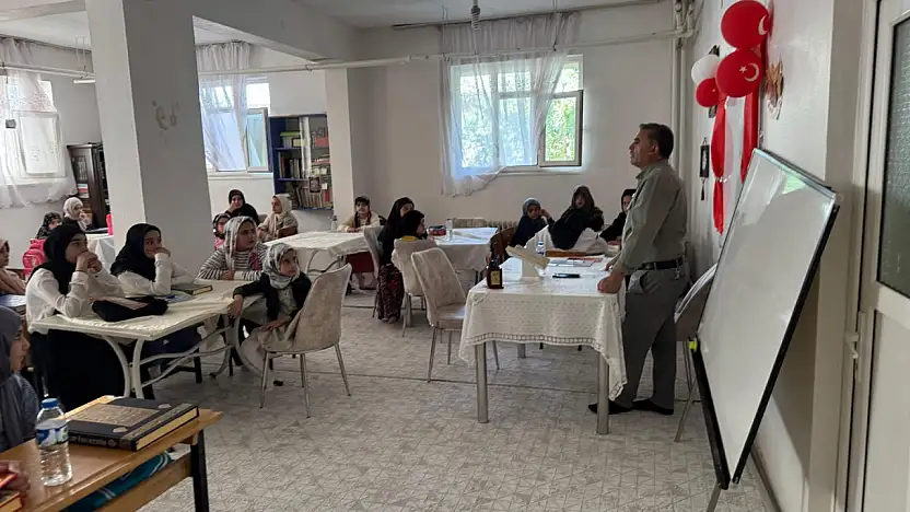 Çocuklar çevre ahlakı ve mahremiyet bilincini Kur'an kurslarında öğreniyor