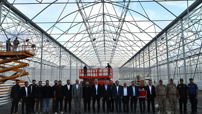 Diyadin'de jeotermal sera OSB adım adım ilerliyor