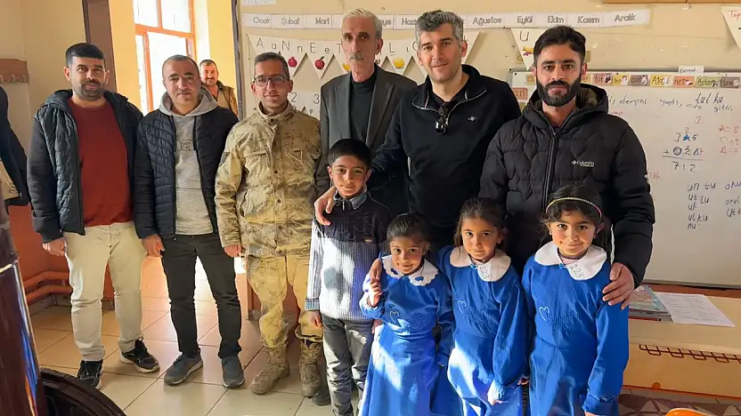 Diyadin'de köy yolu ve okul için saha incelemesi yapıldı