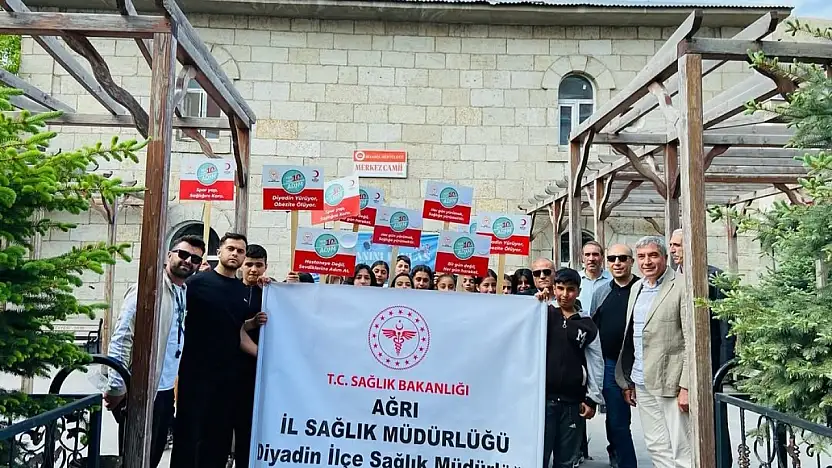 Diyadin sokaklarında sağlık için adımlar atıldı