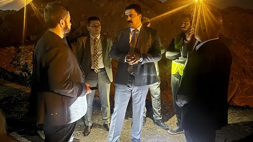 Doğubayazıt Devlet Hastanesi'nde altyapı çalışmaları sürüyor