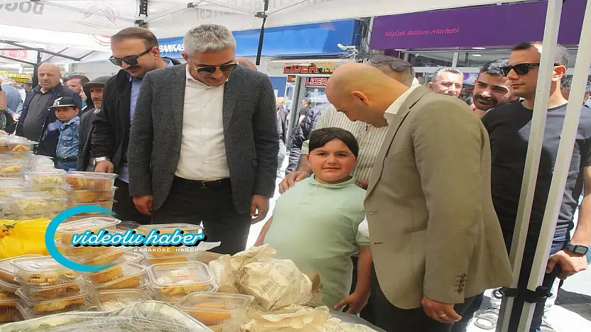 Doğubayazıt halkı ve kurumlar Muhammed Azam için kermeste buluştu