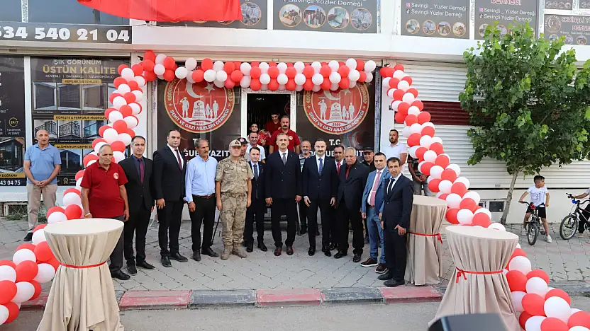 Doğubayazıt'ta Şehit ve Gazi Aileleri Derneği açıldı