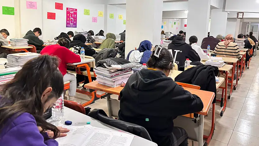 Doğubayazıt'ta sömestr tatili sınav kampına dönüştü