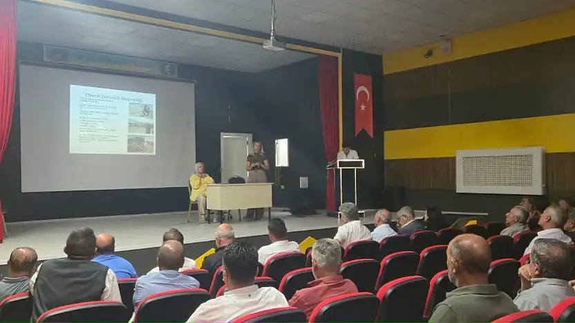 Doğubayazıt'ta tarım semineri: Çiftçilere sağlık ve ekonomi uyarısı